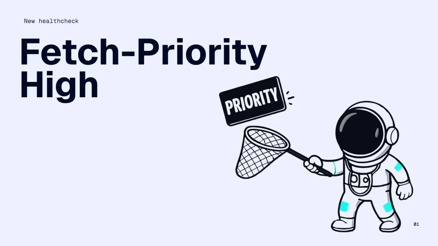 Optimize your LCP with fetchpriority="high"